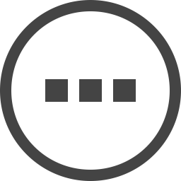 256x256 Ellipsis Icon Of Glyph Style