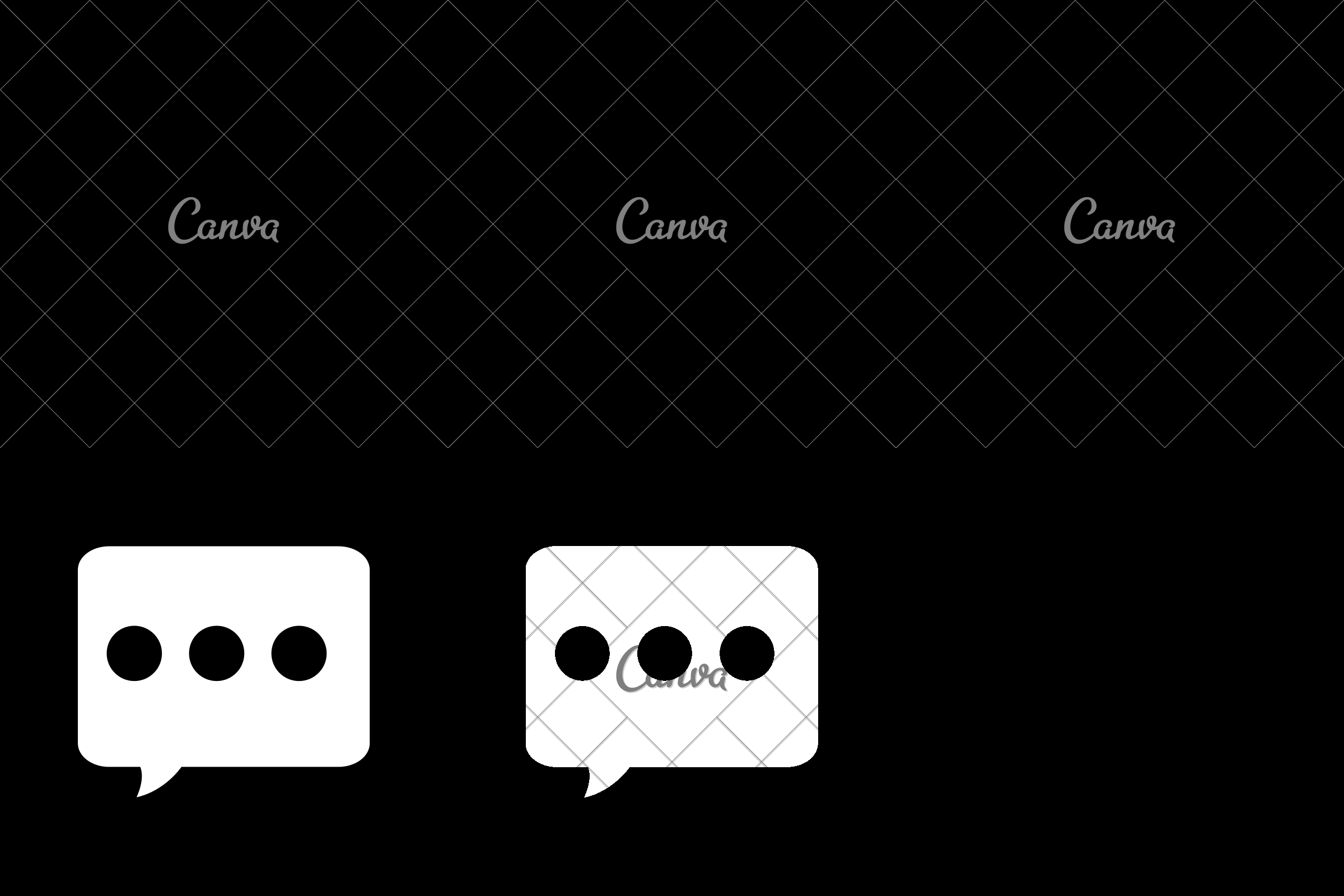 2400x1600 Speech Bubble Icon With Ellipsis