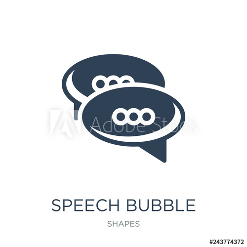 500x500 Speech Bubble With Ellipsis Icon Vector On White Background