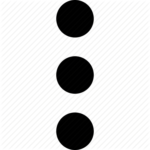 512x512 Ellipsis, Vertical Icon