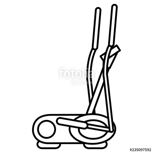 500x500 Elliptical Bike Icon Stock Image And Royalty Free Vector