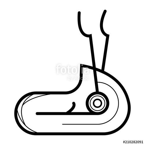 500x500 Elliptical Machine Gym Icon Stock Image And Royalty Free Vector