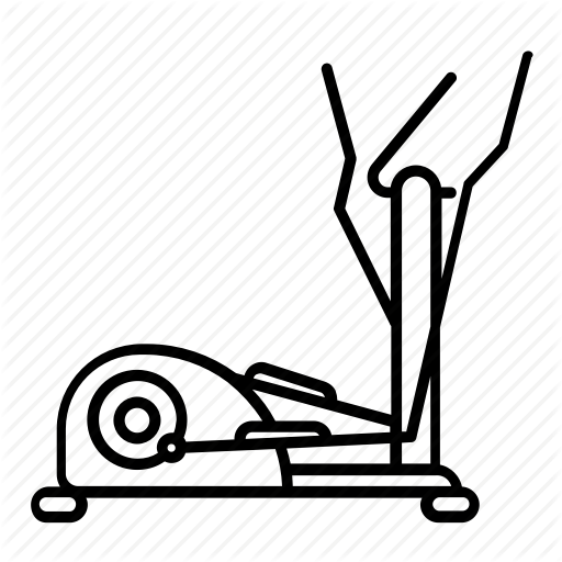 512x512 Cardio, Elliptical, Equipment, Fitness, Gym, Sport, Trainer Icon