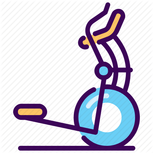 512x512 Cardio, Elliptical, Exercise, Fitness, Gym, Trainer Icon
