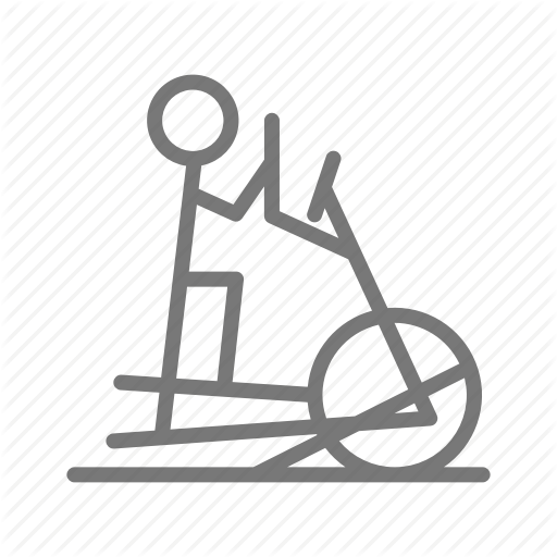 512x512 Cardio, Elliptical, Fitness, Gym, Machine, Pedal, Workout Icon