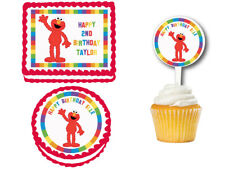 225x169 Sesame Street Elmo Icon Birthday Cake Candles