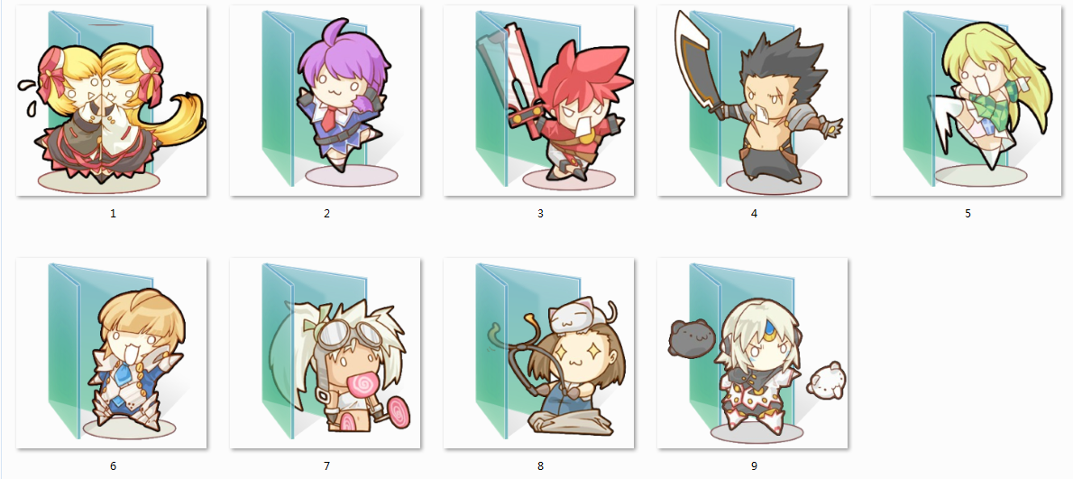 1190x531 Elsword Folder Icons