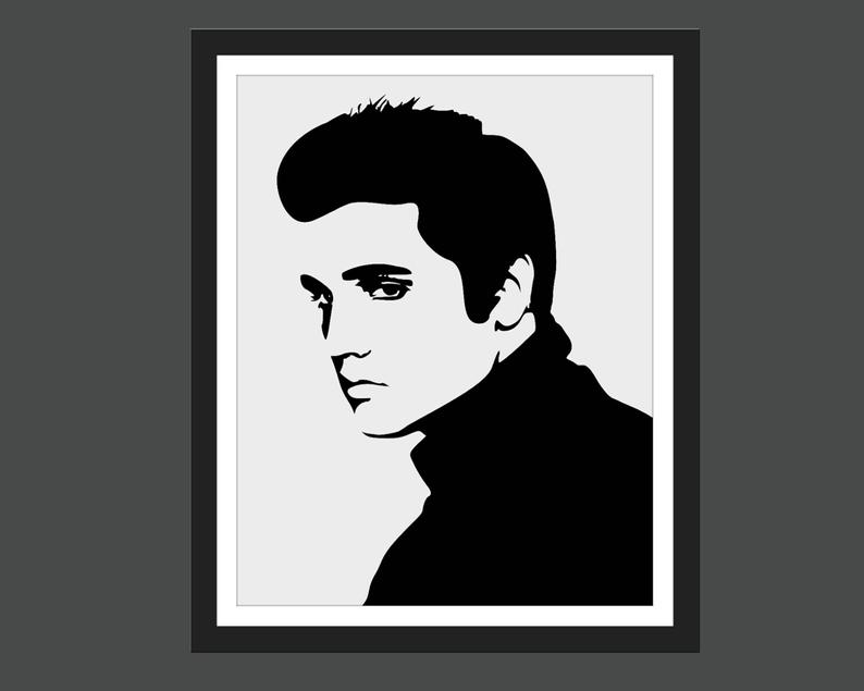 794x635 Elvis Presley King Of Rock Roll Music Icon Canvas Print Etsy