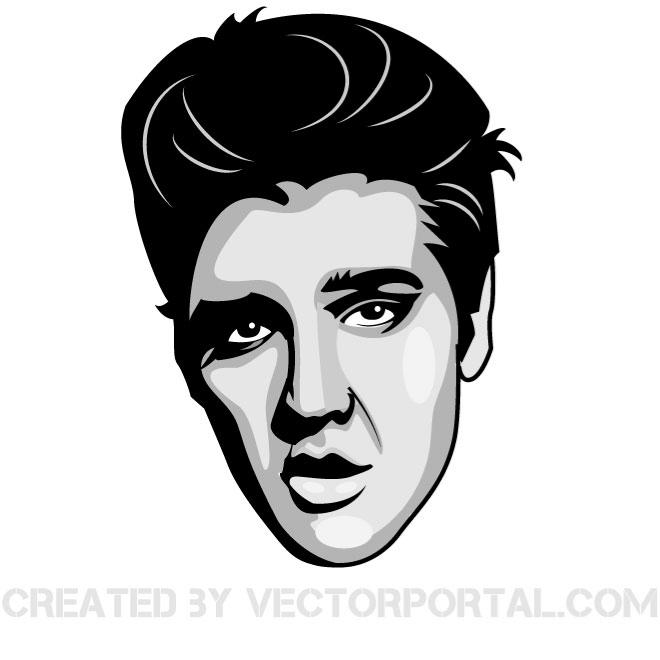 660x660 Elvis Presley Vector Portrait