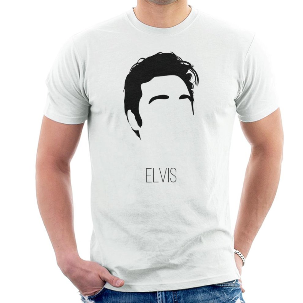990x990 Elvis Presley Music Icon Silhouette Men's T Shirt On Onbuy