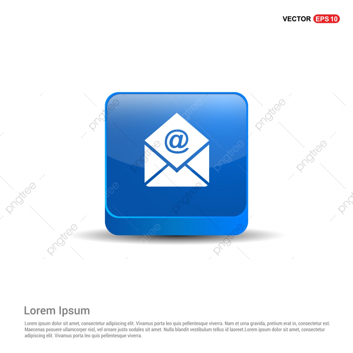1200x1199 Email Icon Blue Button, Background, Business, Color Png