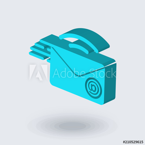 500x500 Email Icon Vector Sign And Symbol Isolated On White Background
