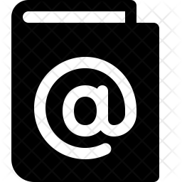 256x256 Email Address Icon Of Glyph Style
