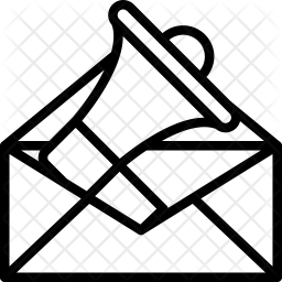 256x256 Email Alert Icon Of Line Style