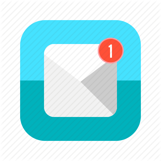 512x512 App, Email, Letter, Mail, Message, Mobile, Notification Icon