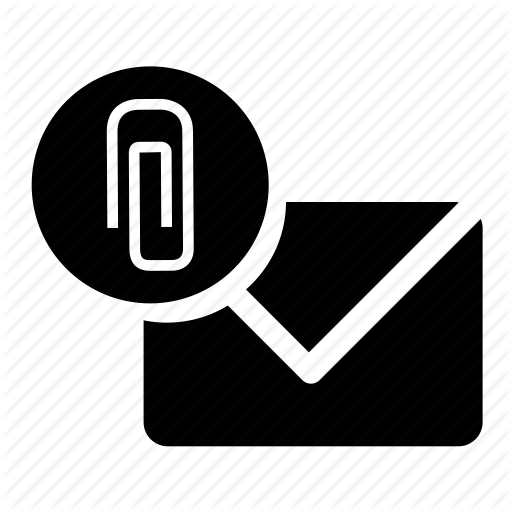 512x512 Attach, Attachment, Document, Email Attached, Email Attachment