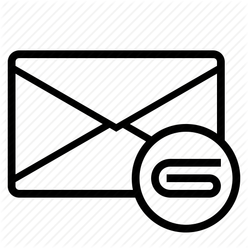 512x512 Attaching File, Email, Email Attachment, Emails, Attached