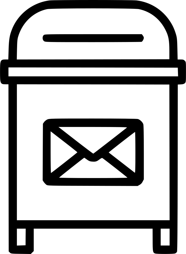 718x980 Post Box Postage Postbox Mail Email Png Icon Free Download