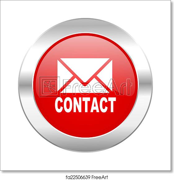 561x581 Free Art Print Of Email Red Circle Chrome Web Icon Isolated