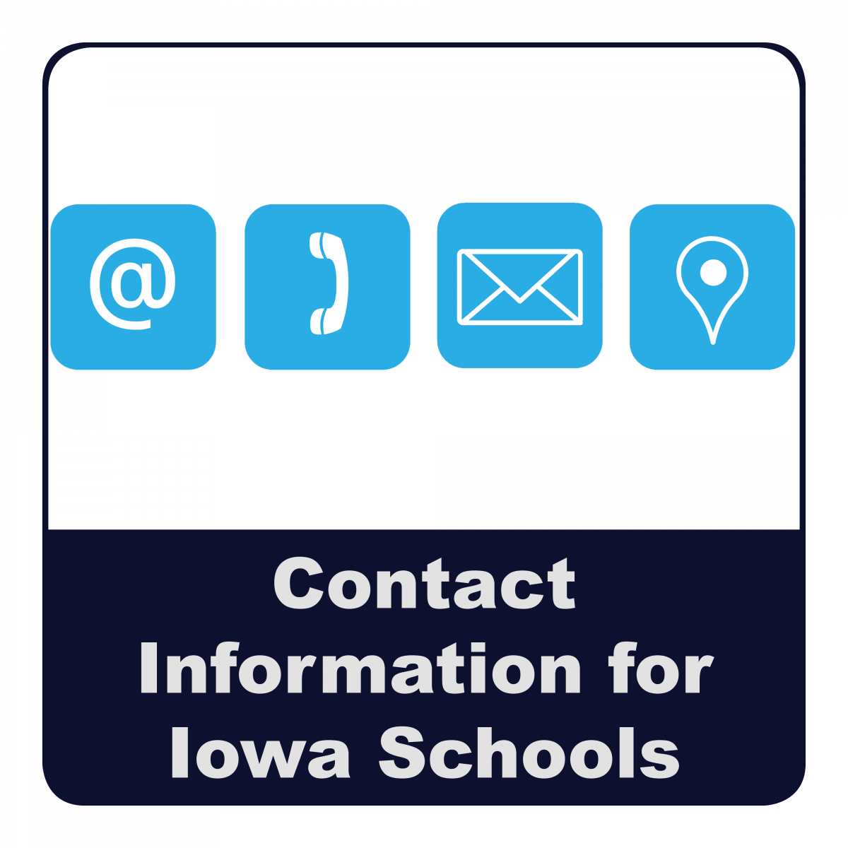 1200x1200 Download Email Contact Icon Png Blue Png Image With No Background