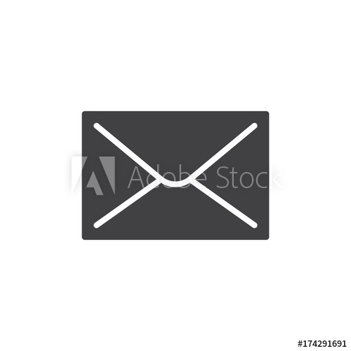 Email Envelope Icon Vector, Filled Flat Sign, Solid Pictogram 500x500 Email Envelope Icon Vector, Filled Flat Sign, Solid Pictogram