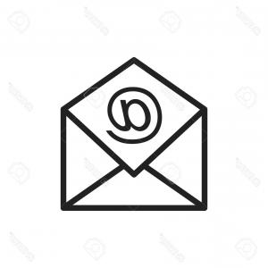 300x300 Open Email Flat Icon Symbol Vector Soidergi