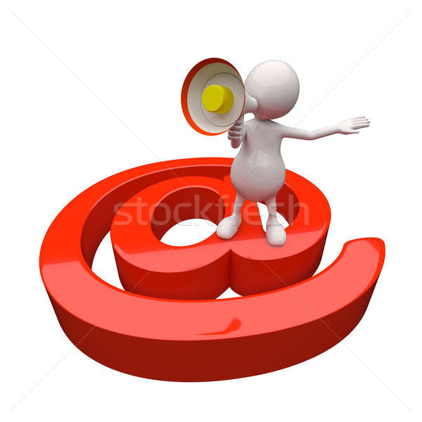 600x600 People With Red Email Icon Stock Photo Dragan Zdravkovic