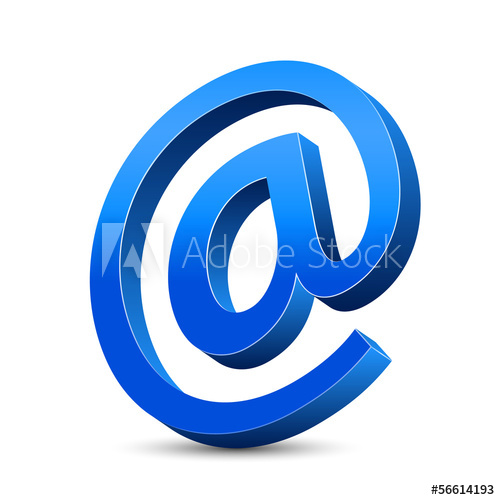 500x500 Blue Email Icon