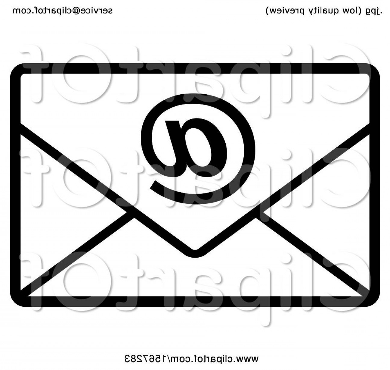 1296x1228 Black And White Email Icon Cqrecords