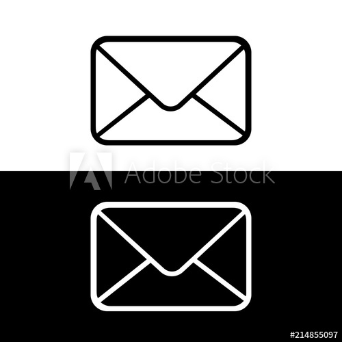 500x500 Mail Icon Envelope Sign Email Icon Letter Icon On White
