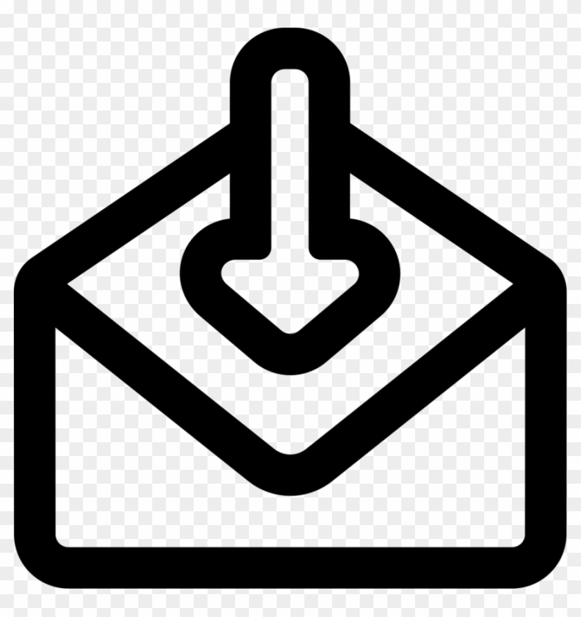 840x893 Receiving Symbol Clipart Arrow Symbol Email