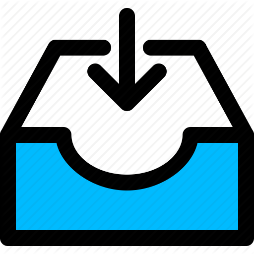 512x512 Download, Email, Inbox, Tray Icon