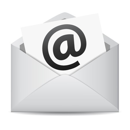 450x450 E Mail Web Contact And Business Newsletter Concept With An Email