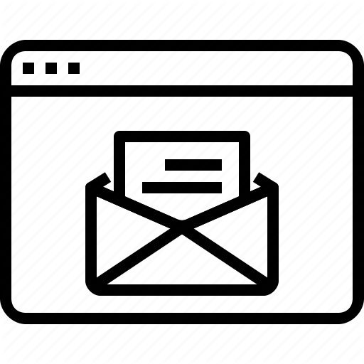 512x512 Browser, Email, Envelope, Interface, Message, Website, Window Icon