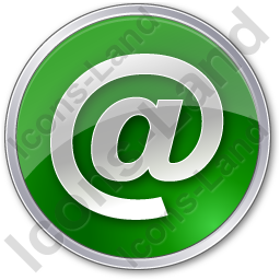 256x256 Email Circle Green Icon, Pngico Icons