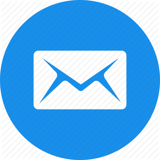 512x512 Blue, Circle, Email, Letter, Mail, Message, Messages Icon