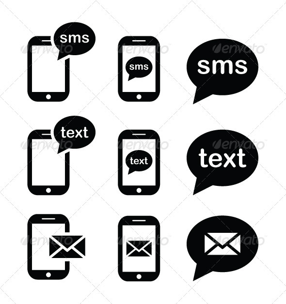 590x628 Text Message Icon Vector