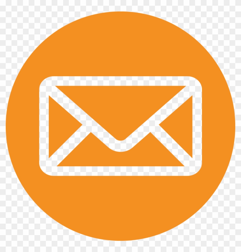 840x879 Orange Transparent Email Icon