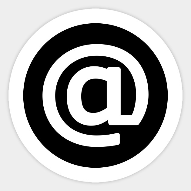 630x630 Limited Edition Exclusive Email Icon White On Black