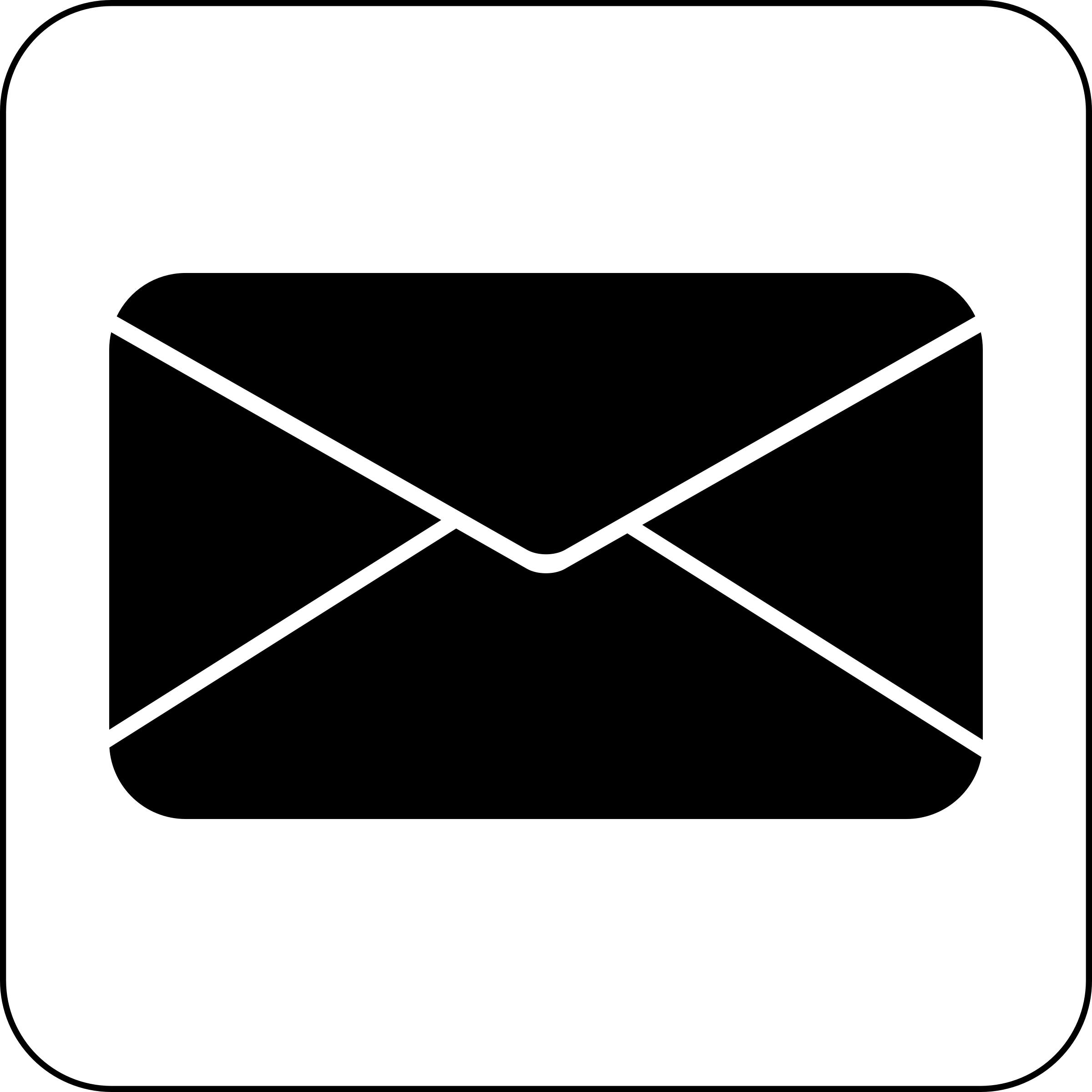 2400x2400 E Mail Icon Icons Png