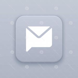 300x300 Photostock Vector Outline Email Icon In Trendy Flat Style On White