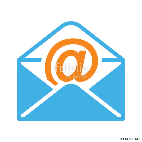 500x500 Envelope Icon Flat Transparent Open Email Icon On White Backgrou