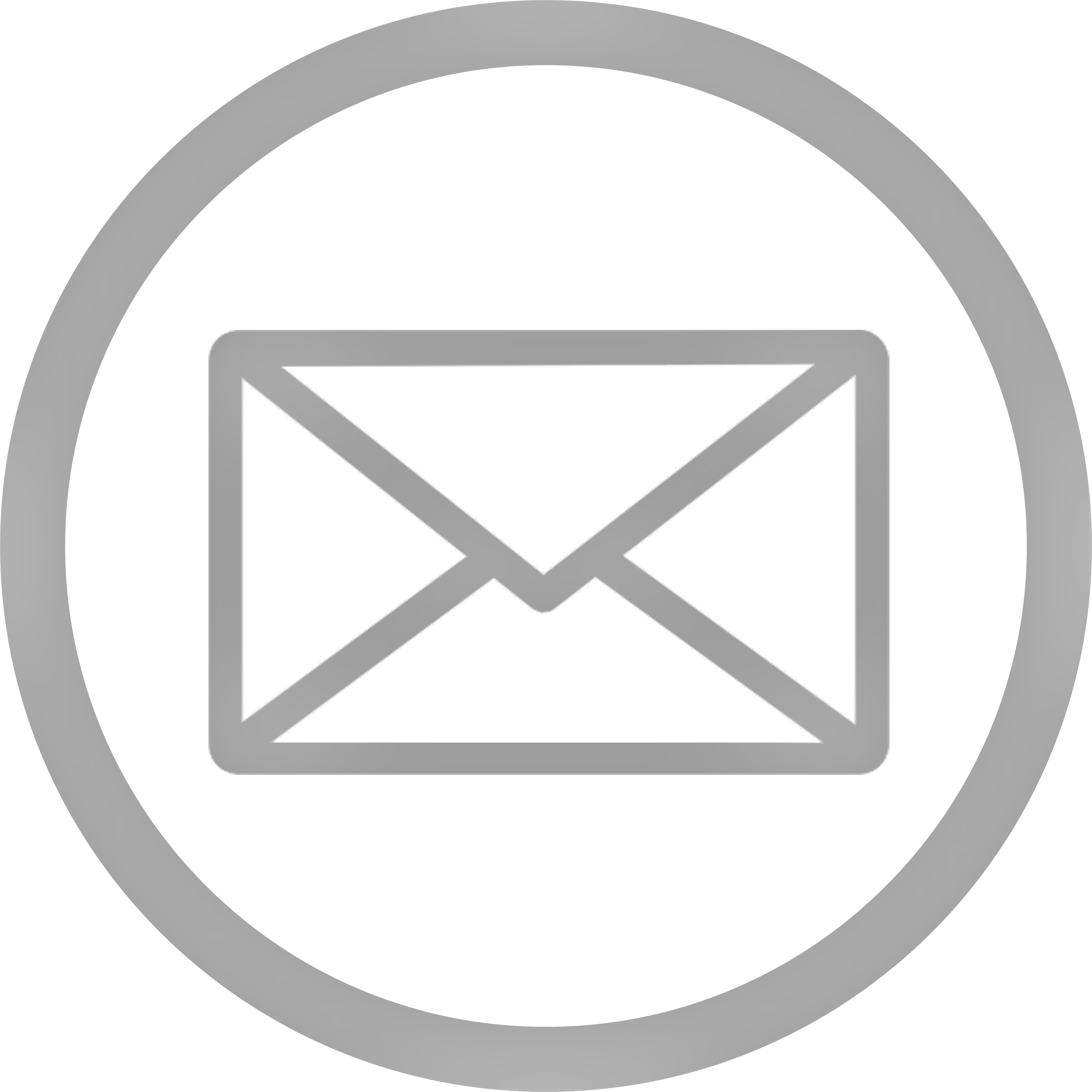 2400x2400 Email Icon Greyscale
