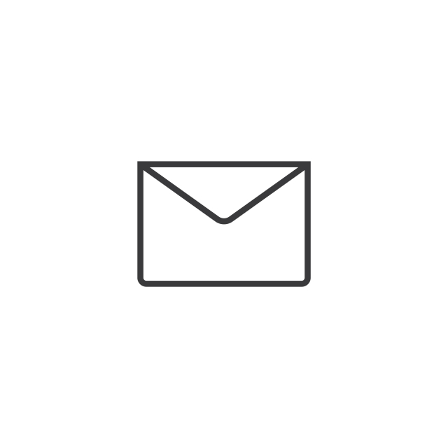 640x640 Email Icon Line Style Vector Illustration, Logo, Icon, Background