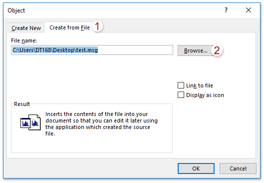 529x366 How To Embed Outlook Email In Word Document