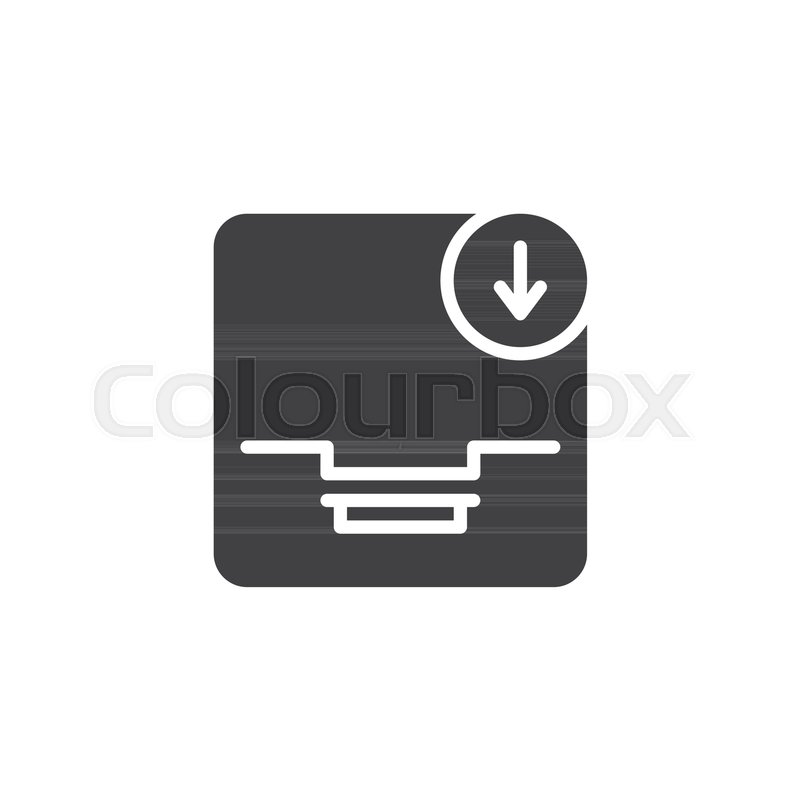 800x800 Download Email Vector Icon Filled Stock Vector Colourbox
