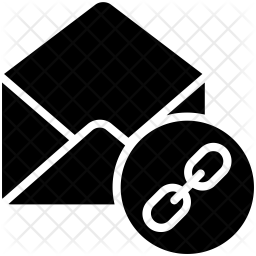 256x256 Link Email Icon Of Glyph Style