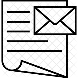 256x256 Email List Icon Of Line Style