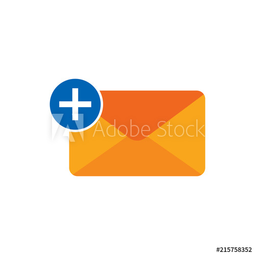 Add Email Logo Icon Design 500x500 Add Email Logo Icon Design