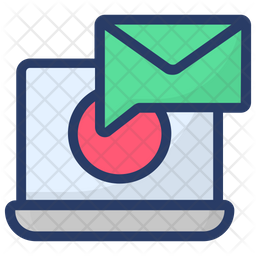 Email Notification Icon Of Colored Outline Style 256x256 Email Notification Icon Of Colored Outline Style